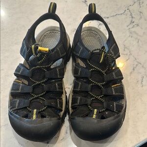 Keen Black and Yellow Water Shoes